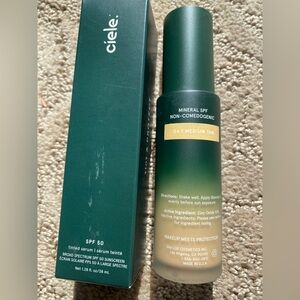 Brand new Ciele Tint & Protect SPF 50 Tinted Serum 1.28 oz/ 38 ml. 06 Medium Tan